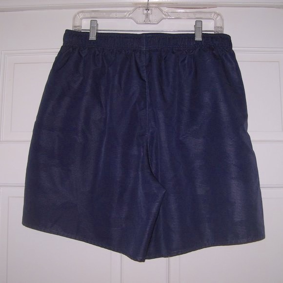 NIKE Navy Swim Trunks *Subtle Striped Camo Pattern* - Picture 4 of 7